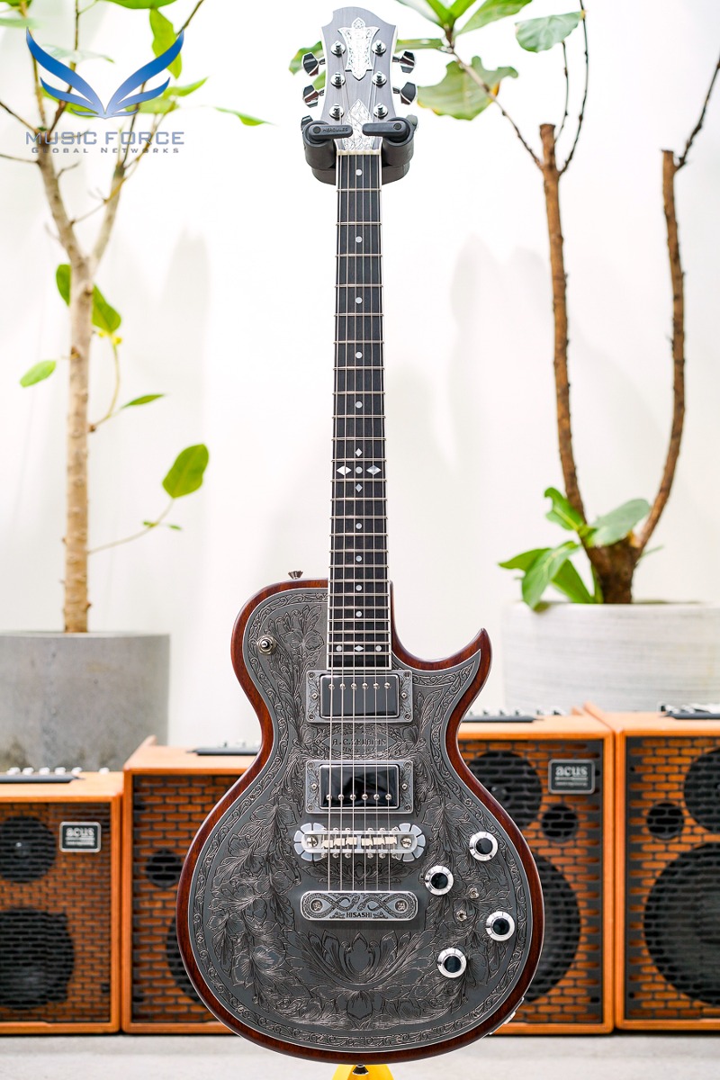 Zemaitis The Portrait Metal Front Hisashi(Glay) Signature Model-Natural w/Ebony Fingerboard(Made in Japan/신품) - JGH0070