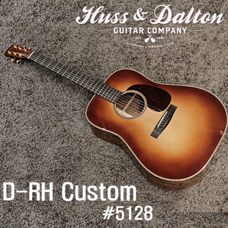 Huss &amp; Dalton D-RH Custom-Sunburst Finish w/Chechen Rosewood Back &amp; Side #5128(신품)