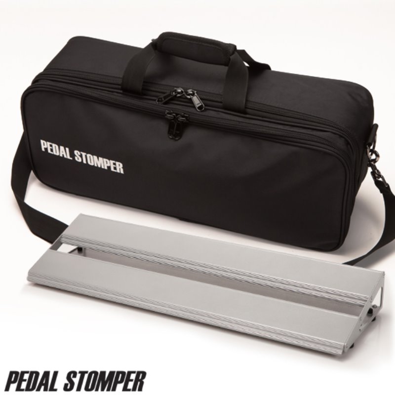 Pedal Stomper C50-SL - Compact 50 Silver with Deluxe Case - 페달스톰퍼 컴펙트(2단프레임) 50cm, 실버보드 &amp; 디럭스 케이스 - 페달보드, 이펙터보드