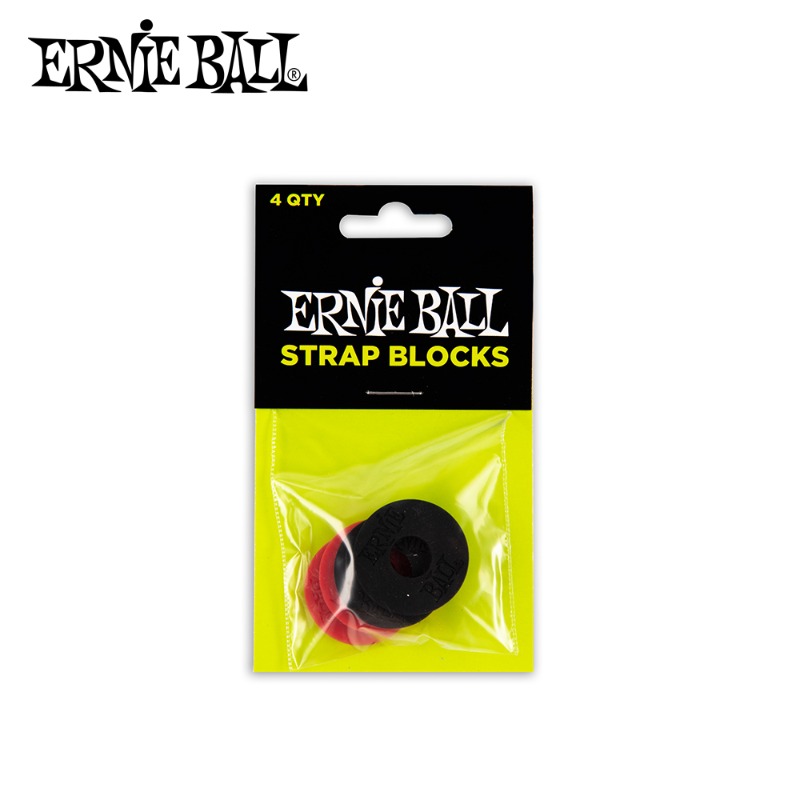 Ernie Ball STRAP BLOCKS (RED, BLACK)