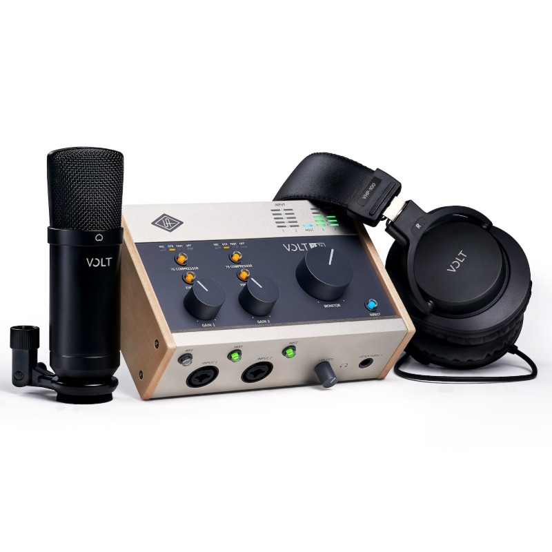 [Sontronics ELEVATE 데스크탑 마이크 스탠드 증정] Universal Audio Volt 276 Studio Pack(2-in/2-out USB Audio Interface Bundle)