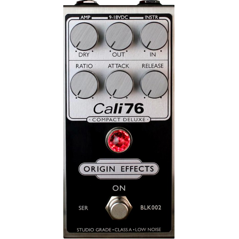 Origin Effects Cali76 Compact Deluxe Compressor-Inverted Black Limited Edition