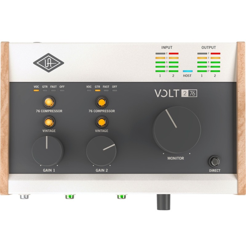 Universal Audio Volt 276 (2-in/2-out USB Audio Interface, UA1176 Compressor)