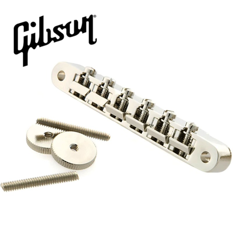 Gibson Historic Non Wire ABR-1 Tune-O-Matic Bridge Nickel (PBBR-059)