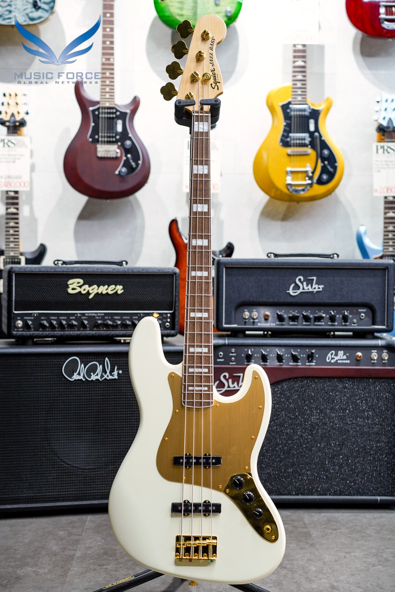 [Outlet 신품(Blem)특가!] Squier 40th Anniversary Gold Edition Jazz Bass-OWT w/Indian Laurel FB (신품) - 22006533