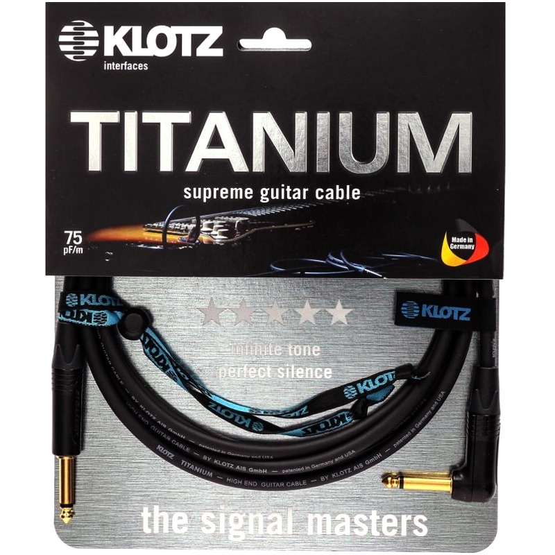KLOTZ Titanium High-End Starquad Intrument Guitar Cable 3M I-L 클로츠 기타 케이블