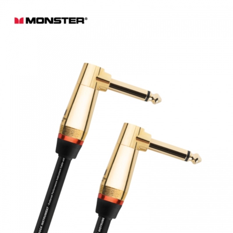 [몬스터 공식대리점] Monster Rock Cable - straight 1/4&quot; (8 inch / 22cm) 락 케이블 프리미엄 이펙터용 케이블
