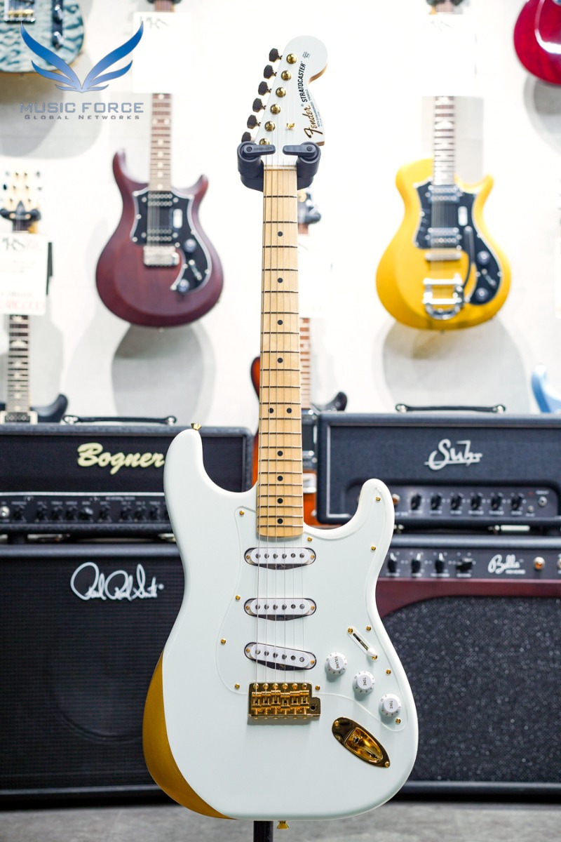 Fender Japan Artist Series KEN Stratocaster EXPERIMENT #1-Original White w/Maple FB (신품) - JD22032501