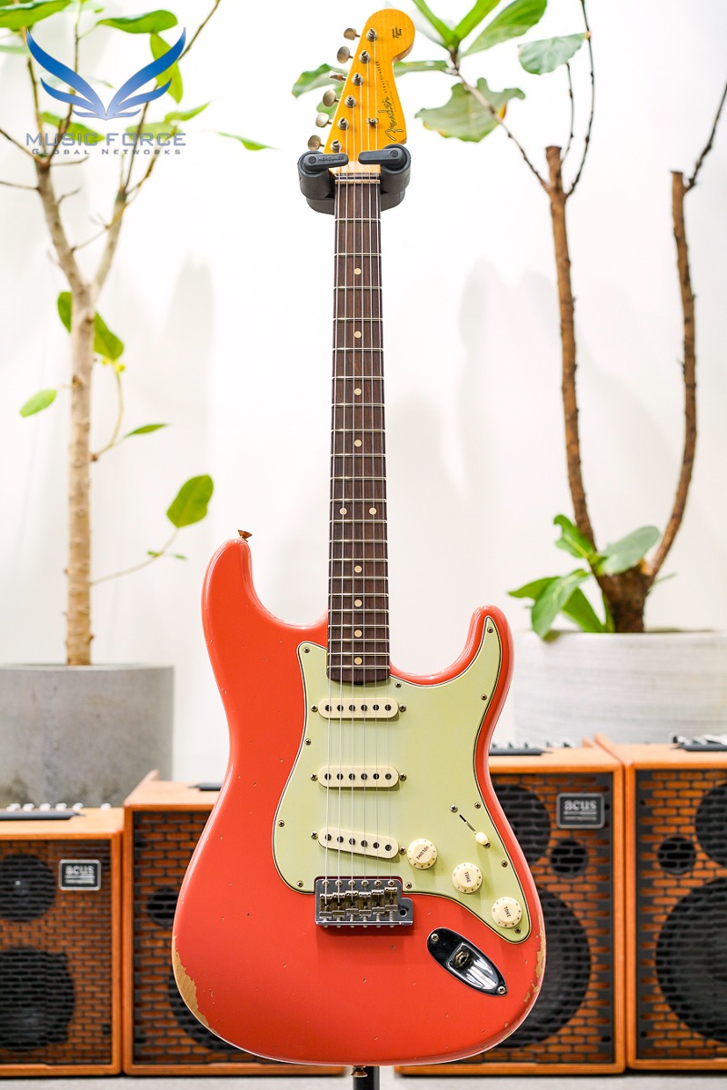 [2024 새봄맞이세일! (~4/30까지)] Fender Custom Shop Limited Edition 1960 Strat Relic-Faded/Aged Tahitian Coral (2023년산/신품) - CZ571832