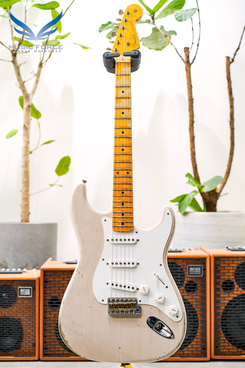 [2024 새봄맞이세일! (~5/31까지)] Fender Custom Shop Limited Edition 1955 Strat Relic-Dirty White Blonde (2023년산/신품) - CZ542293