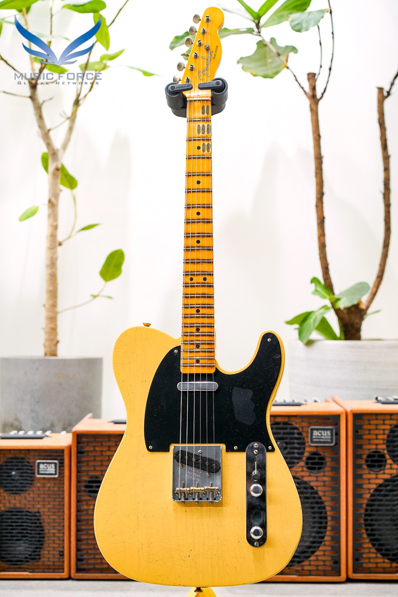 [2024 새봄맞이세일! (~4/30까지)] Fender Custom Shop 1952 Telecaster Journeyman Relic-Aged Nocaster Blonde w/Flash Coat Lacquer Finish (2023년산/신품) - R131436