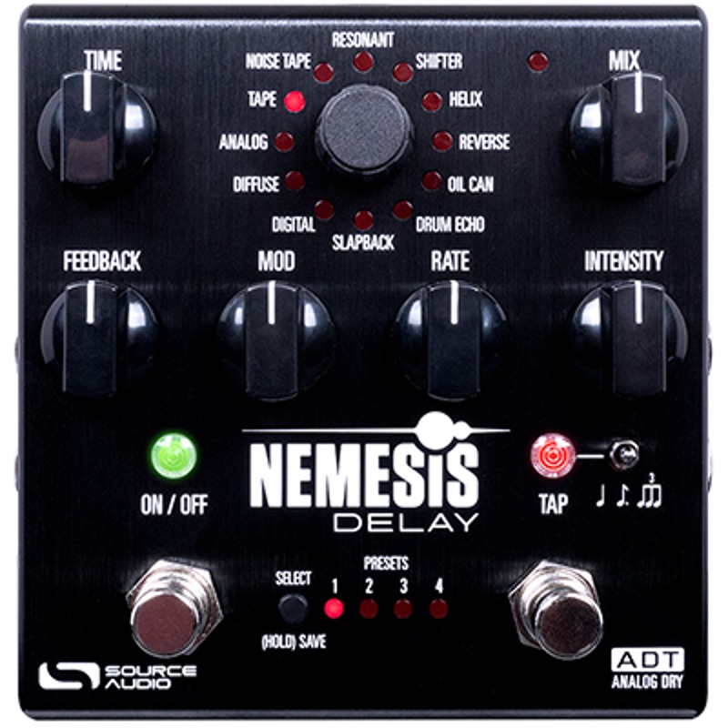 Source Audio Nemesis Delay ADT (Analog Dry Through) 소스 오디오 네메시스 멀티 딜레이 아날로그 드라이 스루