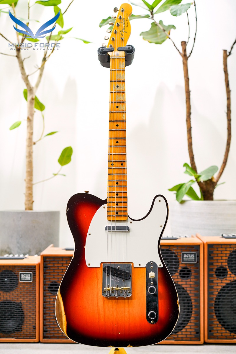[2024 새봄맞이세일! (~5/31까지)] Fender Custom Shop Limited Edition 1959 Telecaster Custom Relic-Wide Fade Chocolate 3 Tone Sunburst (2023년산/신품) - CZ571799