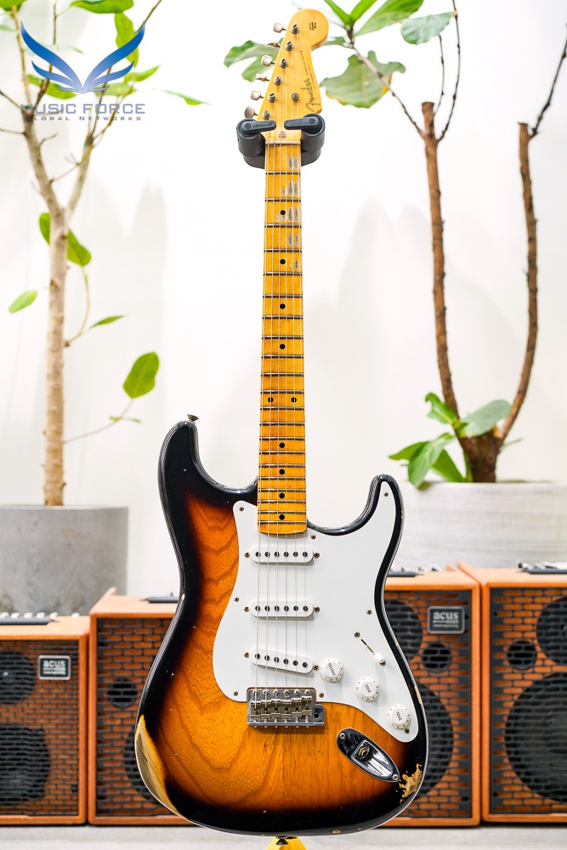 [2024 새봄맞이세일! (~4/30까지)] Fender Custom Shop Limited Edition 1955 Strat Relic-2 Tone Sunburst (2023년산/신품) - CZ553009