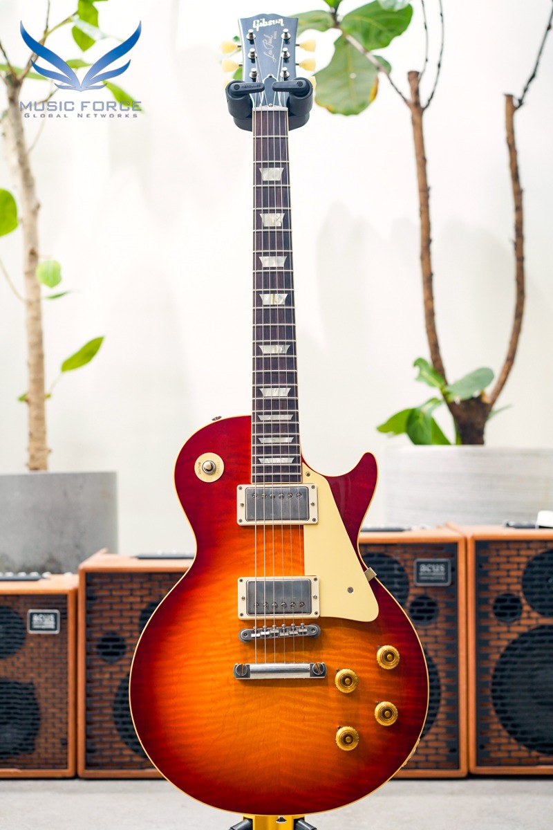 Gibson Custom Historic 1959 Les Paul Standard Reissue-Washed Cherry Sunburst VOS (2023년산/신품) - 933673