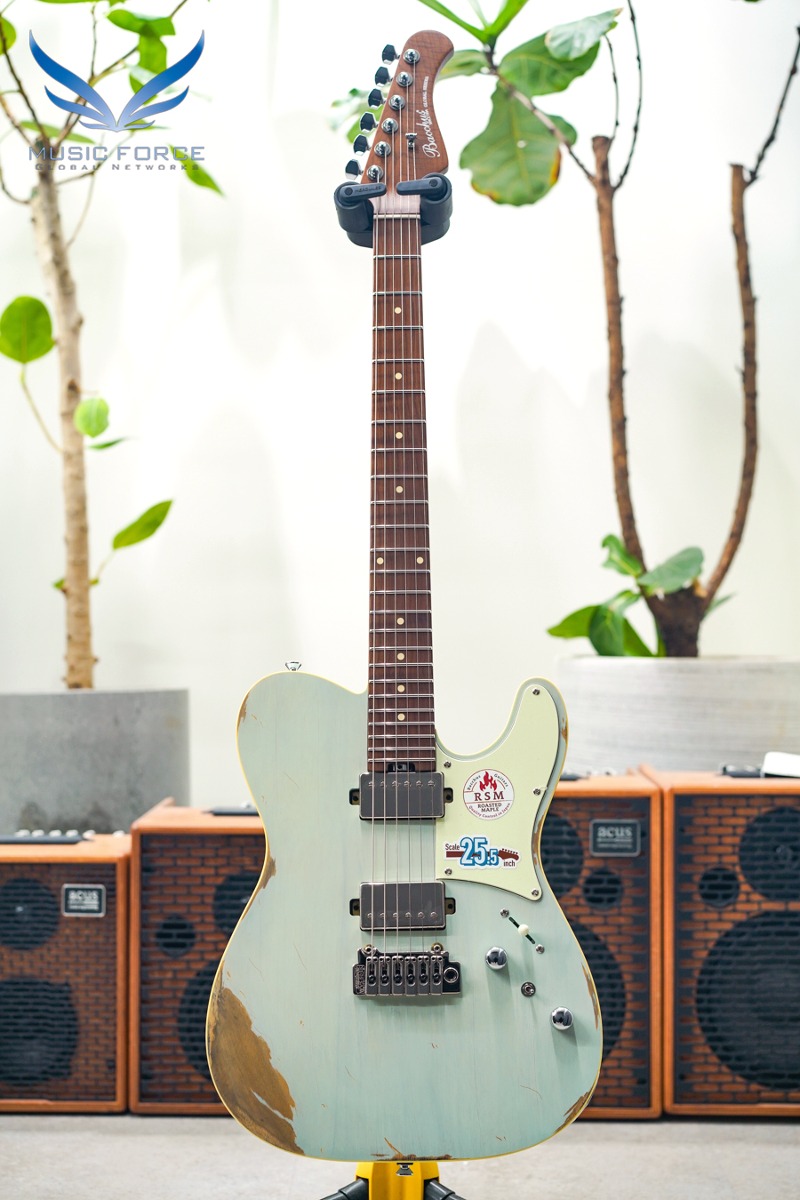 Bacchus Global Series TACTICS24-AGED/RSM-Sonic Blue Blonde Aged w/Roasted Maple Neck &amp; FB (신품) - GI11560