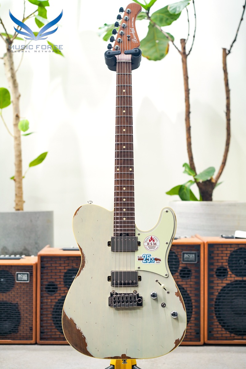 Bacchus Global Series TACTICS24-AGED/RSM-Olympic White Aged w/Roasted Maple Neck &amp; FB (신품) - GI11542