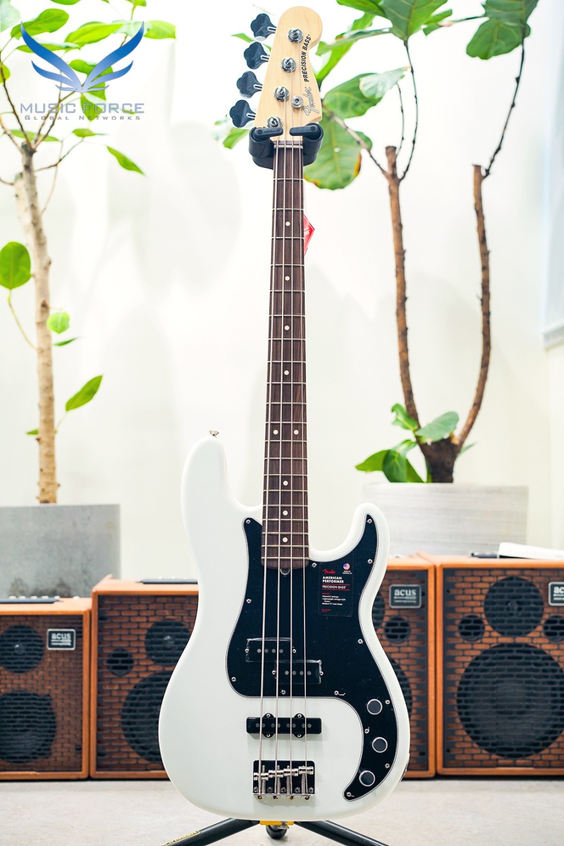 Fender USA American Performer Precision Bass-Arctic White w/Rosewood FB (신품) 펜더 아메리칸 퍼포머 프레시전 베이스 - US19064487