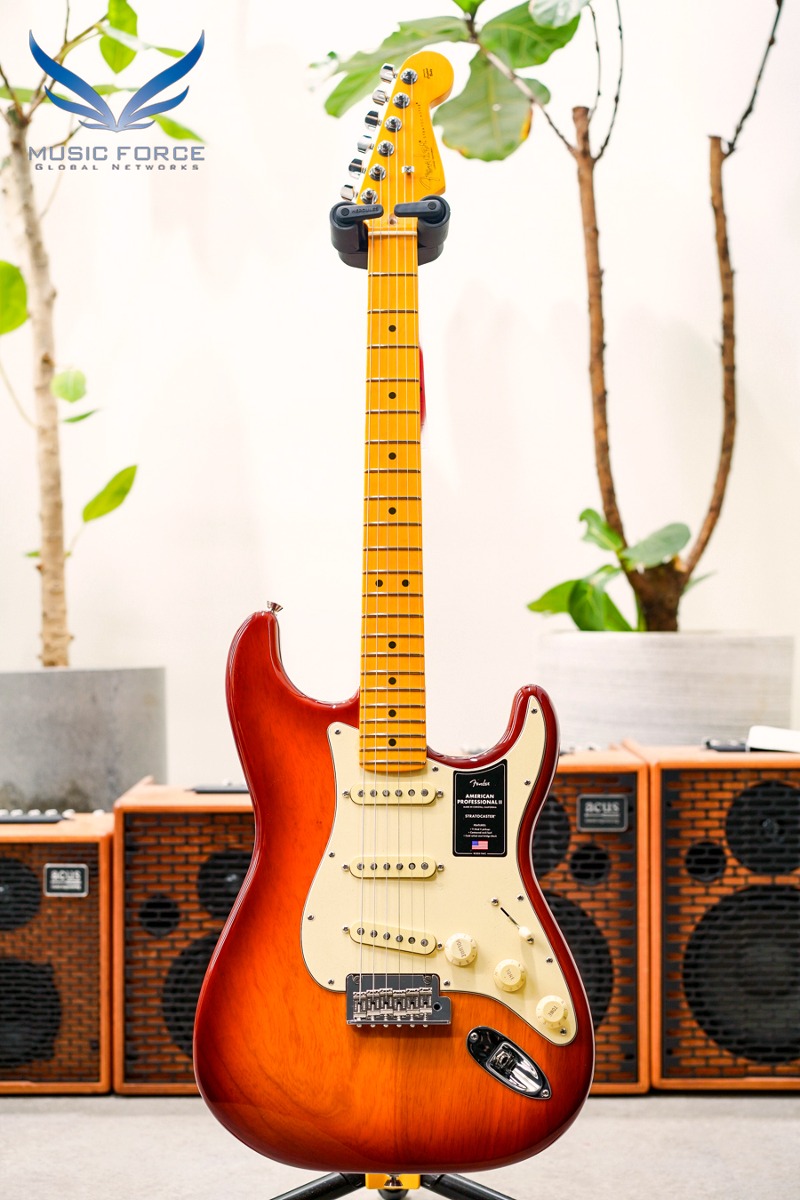 Fender USA American Professional II Stratocaster SSS-Sienna Sunburst w/Maple FB (신품) 펜더 아메리칸 프로페셔널 II 스트라토캐스터 - US23116768