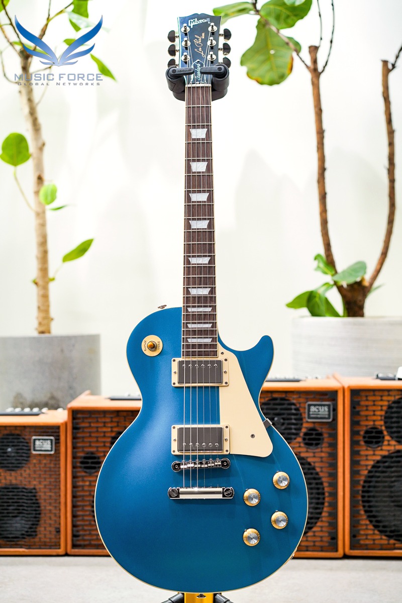 Gibson USA Les Paul Standard &#039;60s Plain Top-Pelham Blue (신품) - 220730038
