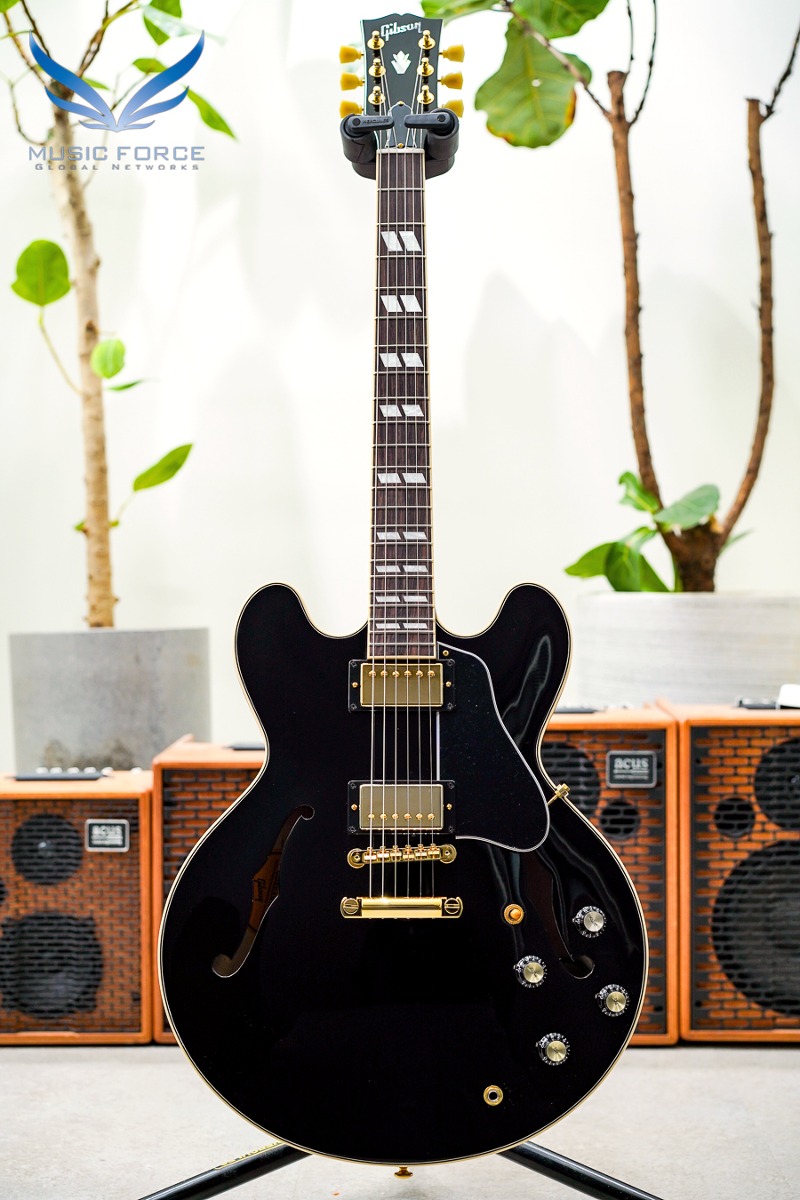 Gibson USA ES-345 Ebony w/Gold Hardware(신품) - 229320357
