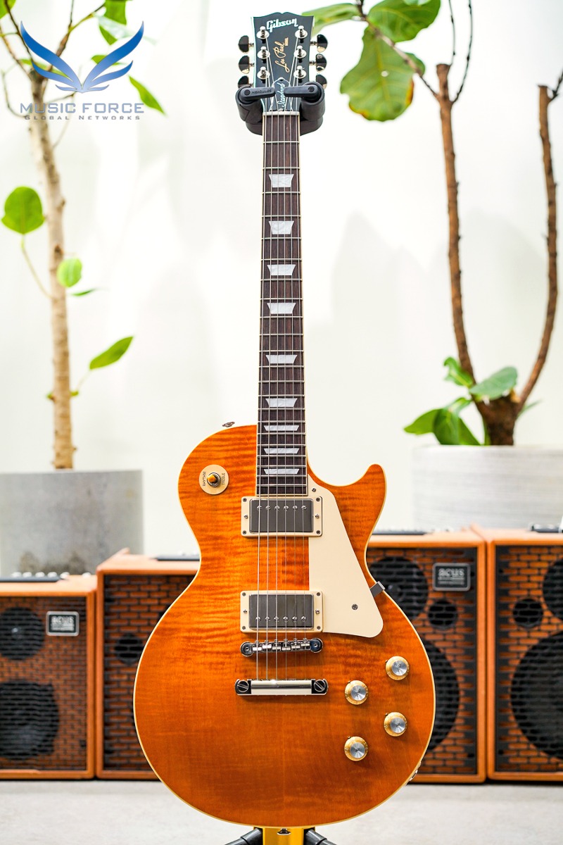 Gibson USA Les Paul Standard &#039;60s Figured Top-Honey Amber (신품) - 222330366