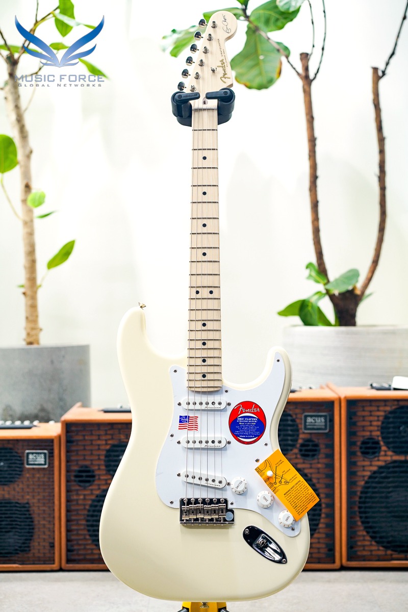 Fender USA Artist Series Eric Clapton Stratocaster SSS-Olympic White w/Maple FB (신품) 펜더 에릭 클랩튼 스트렛 - US23044834
