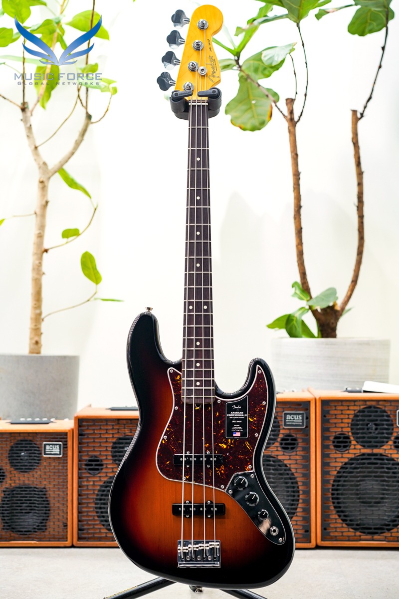 Fender USA American Professional II Jazz Bass-3TSB w/Rosewood FB (신품) 펜더 아메리칸 프로페셔널 II 재즈 베이스 - US23115971
