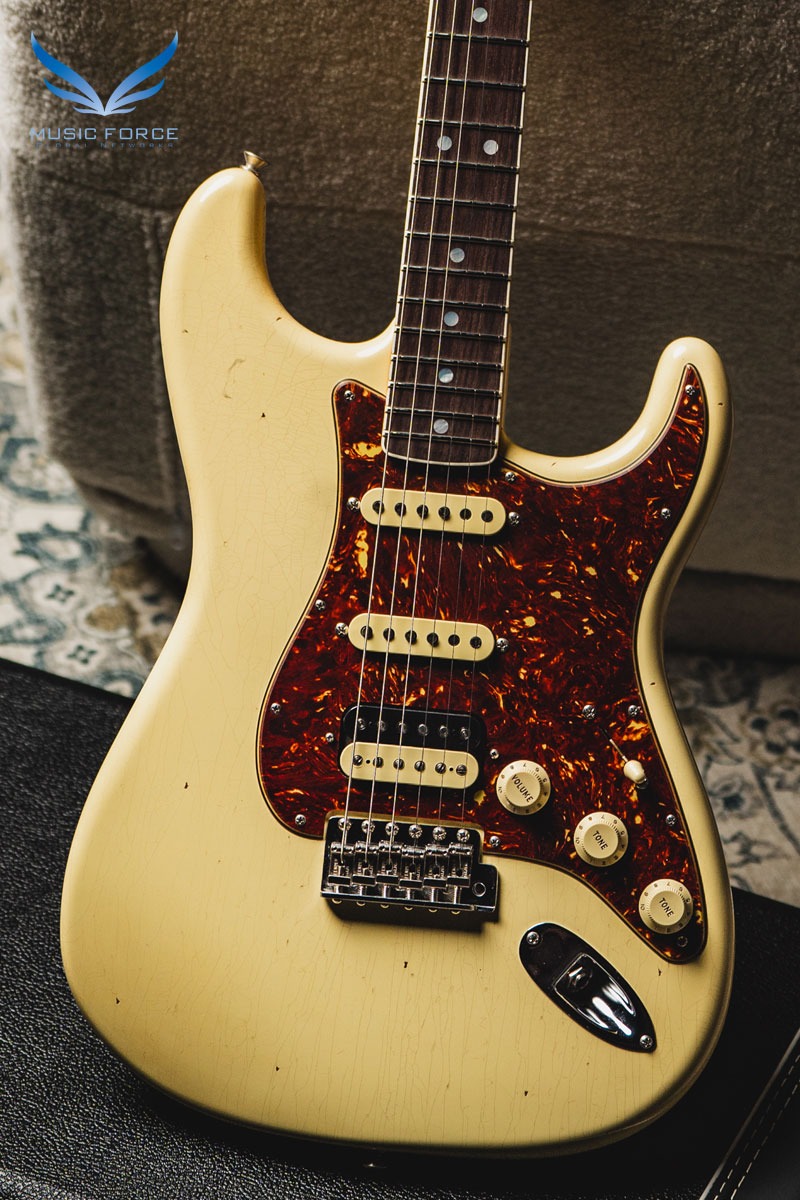 [2024 새봄맞이세일! (~4/30까지)] Fender Custom Shop Limited Edition 1967 Strat SSH Journeyman Relic-Aged Vintage White (신품) - CZ567788