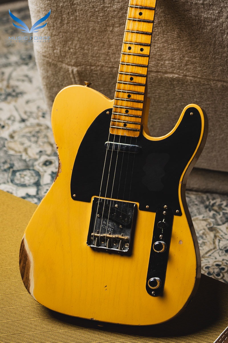 [2024 새봄맞이세일! (~4/30까지)] Fender Custom Shop 1952 Telecaster Relic-Aged Nocaster Blonde w/Flash Coat Lacquer Finish (2023년산/신품) - R131230
