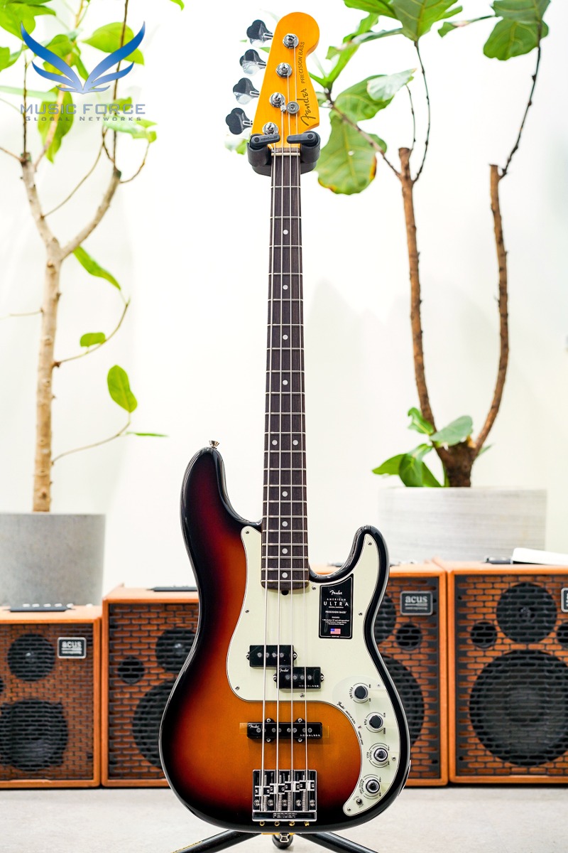 Fender USA American Ultra Precision Bass-Ultraburst w/Rosewood FB (신품) 펜더 아메리칸 울트라 프레시전 베이스 - US23058467