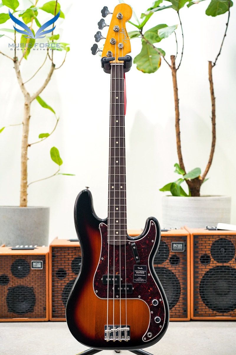 Fender Mexico Vintera II Series 60s Precision Bass-3TSB w/Rosewood FB (신품) 펜더 멕시코 빈테라 II 60 프레시전 베이스 - MX23158112