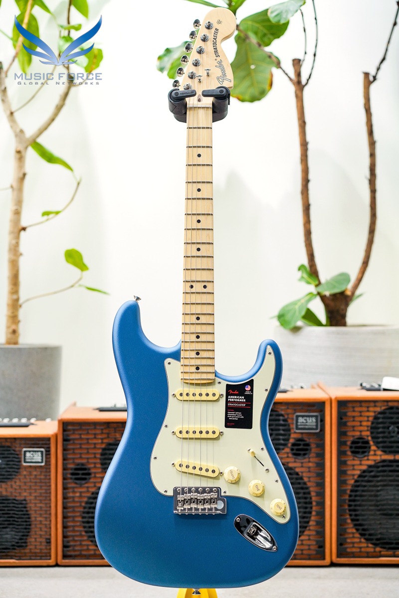 Fender USA American Performer Stratocaster SSS-Satin Lake Placid Blue w/Maple FB (신품) 펜더 아메리칸 퍼포머 스트라토캐스터 - US23056434