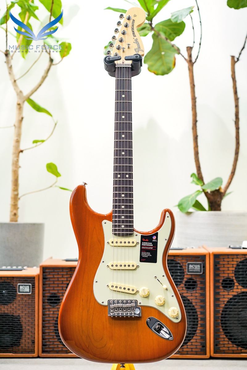 Fender USA American Performer Stratocaster SSS-Honey Burst w/Rosewood FB (신품) 펜더 아메리칸 퍼포머 스트라토캐스터 - US23023128