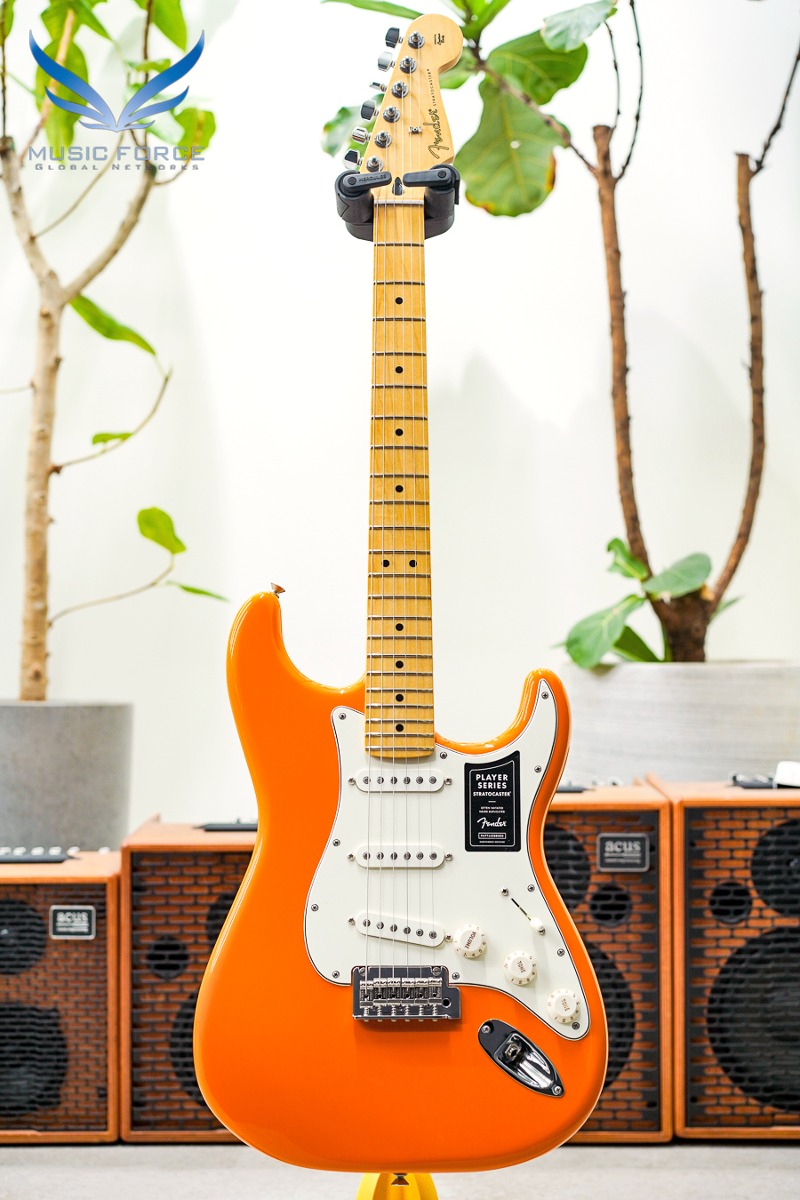 Fender Mexico Player Series Stratocaster SSS-Capri Orange w/Maple FB (신품) 펜더 멕시코 플레이어 스트라토캐스터 - MX22219386