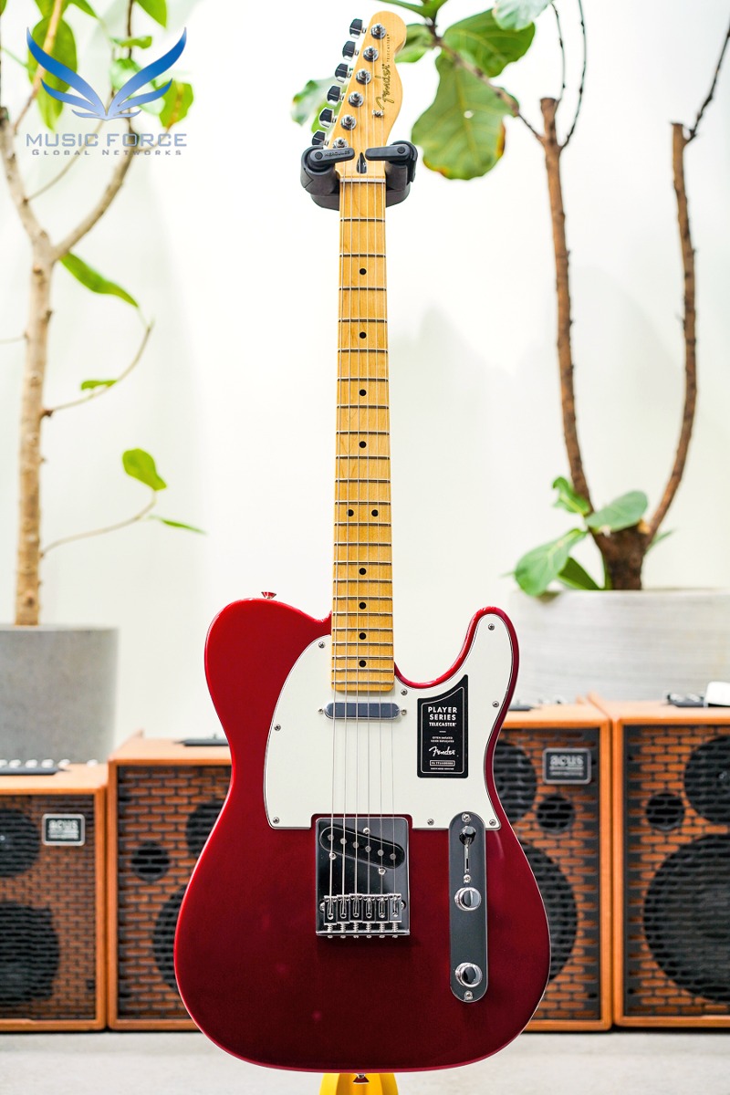 Fender Mexico Player Series Telecaster-Candy Apple Red w/Maple FB (신품) 펜더 멕시코 플레이어 텔레캐스터 - MX23090372