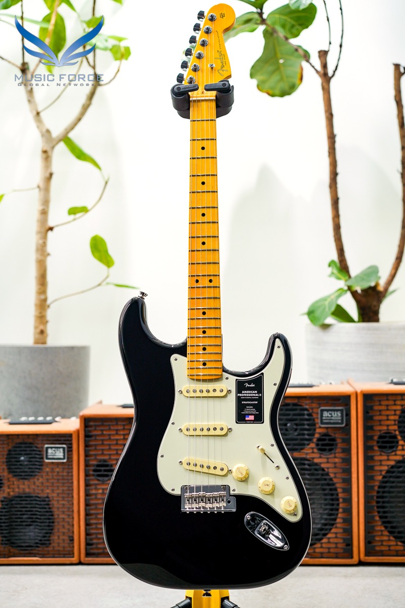 Fender USA American Professional II Stratocaster SSS-Black w/Maple FB (신품) 펜더 아메리칸 프로페셔널 II 스트라토캐스터 - US240002762
