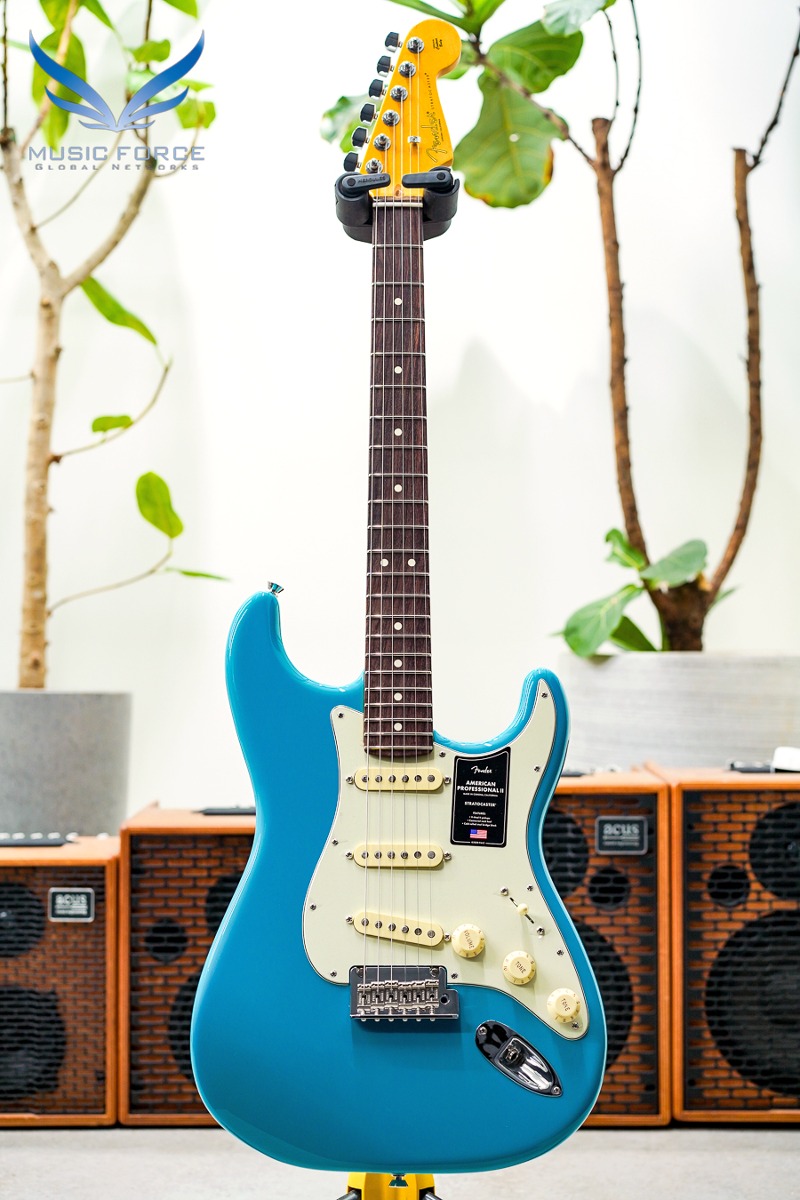 Fender USA American Professional II Stratocaster SSS-Miami Blue w/Rosewood FB (신품) 펜더 아메리칸 프로페셔널 II 스트라토캐스터 - US23011843