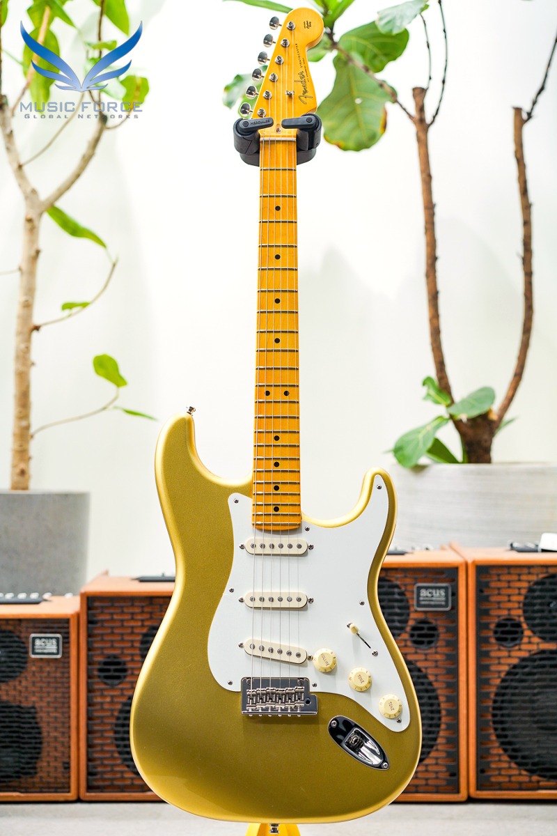 Fender USA Artist Series Lincoln Brewster Stratocaster-Aztec Gold w/Maple FB (신품) - LB01043