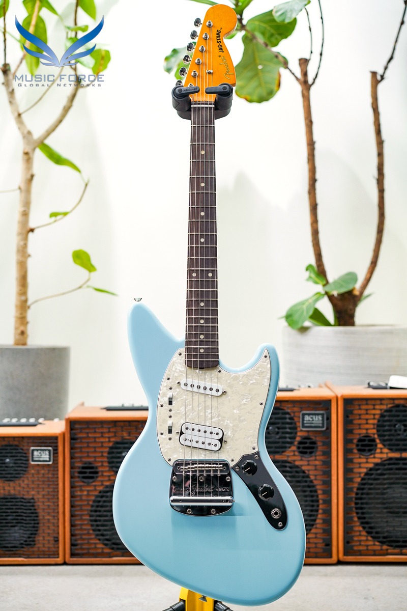 Fender Mexico Artist Series Kurt Cobain Jag-Stang-Sonic Blue w/Rosewood FB (신품) - MX22250153