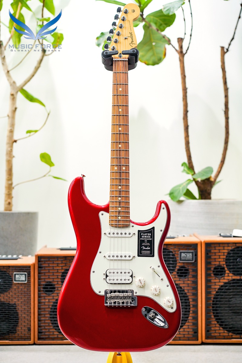 Fender Mexico Player Series Stratocaster SSH-Candy Apple Red w/Pau Ferro FB (신품) 펜더 멕시코 플레이어 스트라토캐스터 - MX23057400