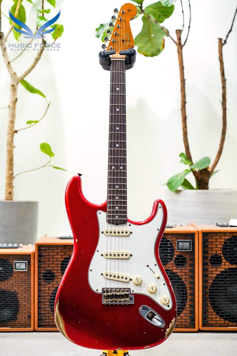 (Used) Fender Custom Shop Limited Edition 1964 Strat Relic-Aged Candy Apple Red w/Roasted Maple Neck (2021년산/신품급 중고) - CZ556356