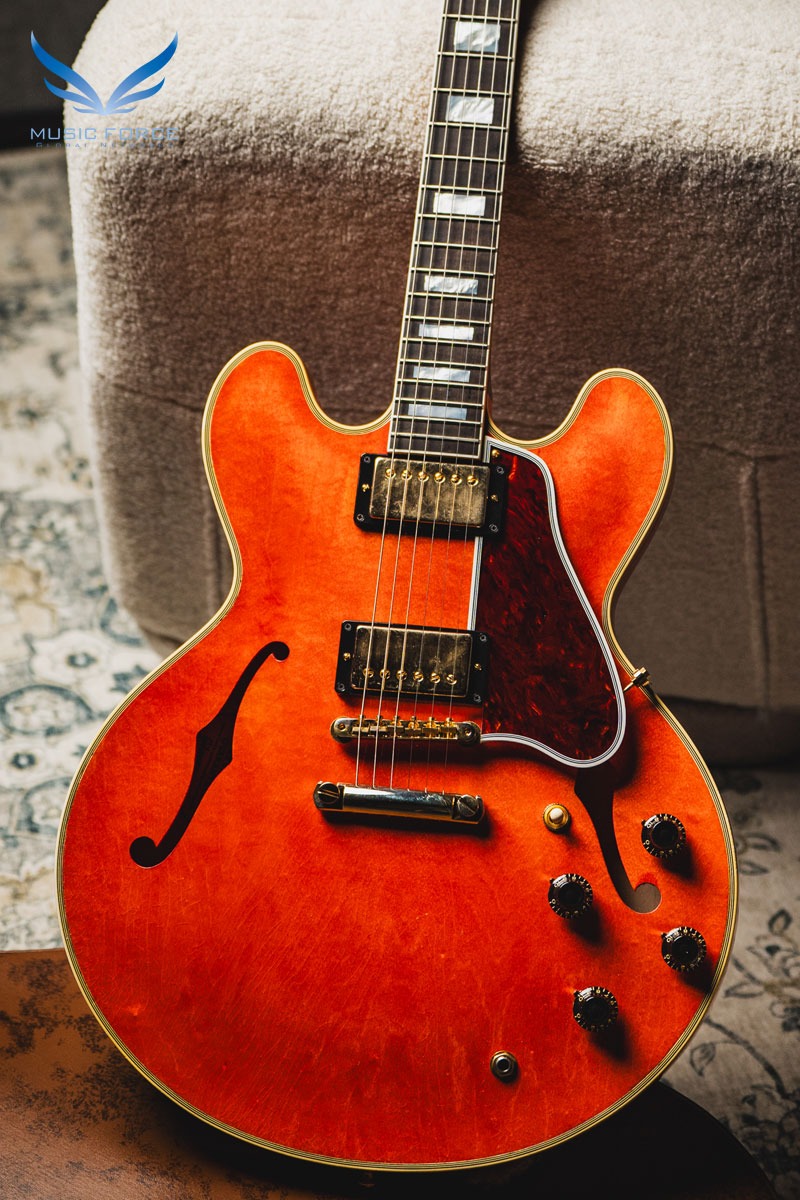 Gibson Custom(Nashville) 1959 ES-355 Reissue &#039;Tom Murphy Lab&#039; Light Aged-Watermelon Red w/Gold Hardware (신품) - A921128