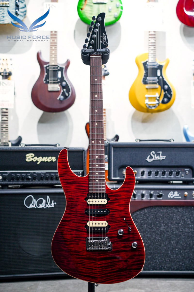 [2023 Spring Sale! (~3/31까지)] Suhr Dealer Select Limited Run Modern HSH FMT-Chili Pepper Red w/Black Headstock (신품) - 70674