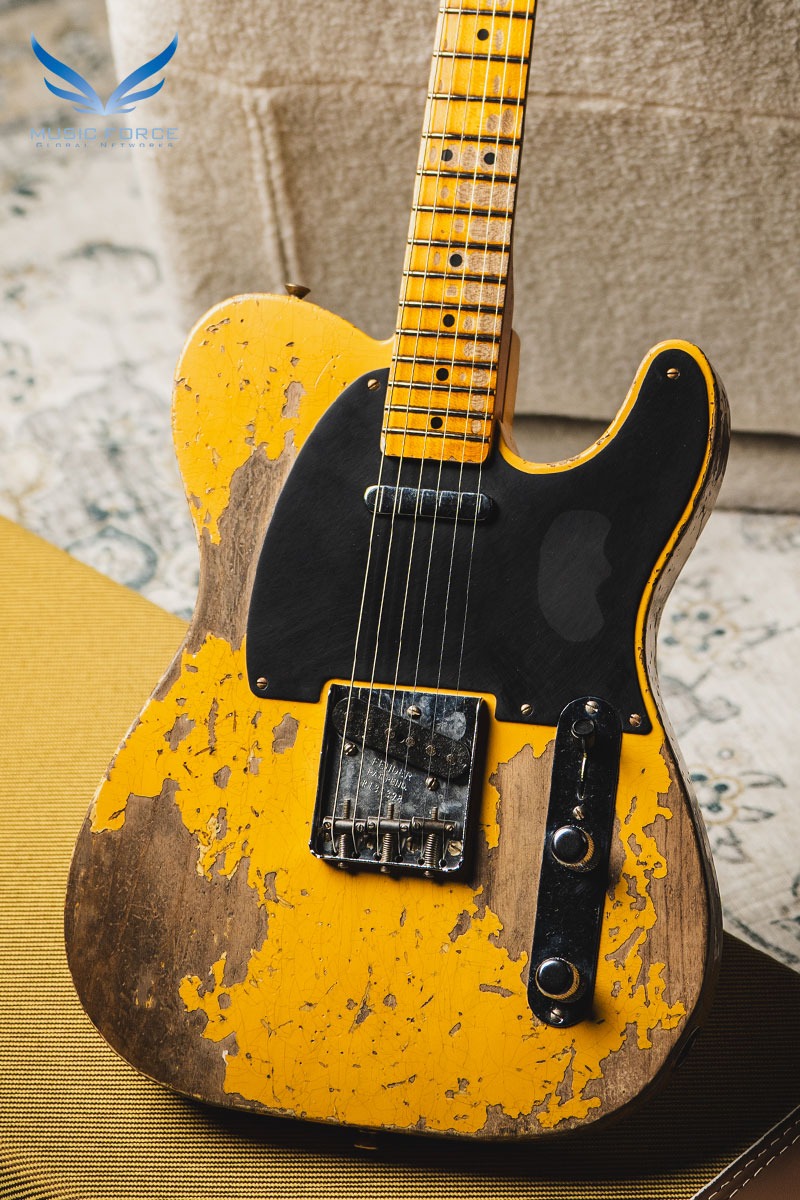 [2024 Summer Sale! (~7/31까지)] Fender Custom Shop Limited Edition 1950 Double Esquire Super Heavy Relic-Aged Nocaster Blonde w/Flash Coat Lacquer Finish(2023년산/신품) - R131398