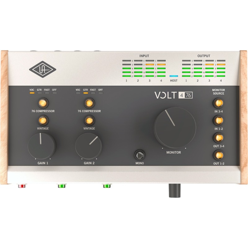 Universal Audio Volt 476 (4-in/4-out USB Audio Interface, UA1176 Compressor)