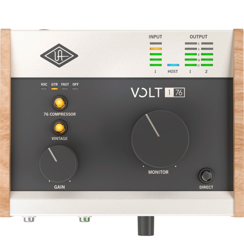 Universal Audio Volt 176 (1-in/2-out USB Audio Interface, UA1176 Compressor)