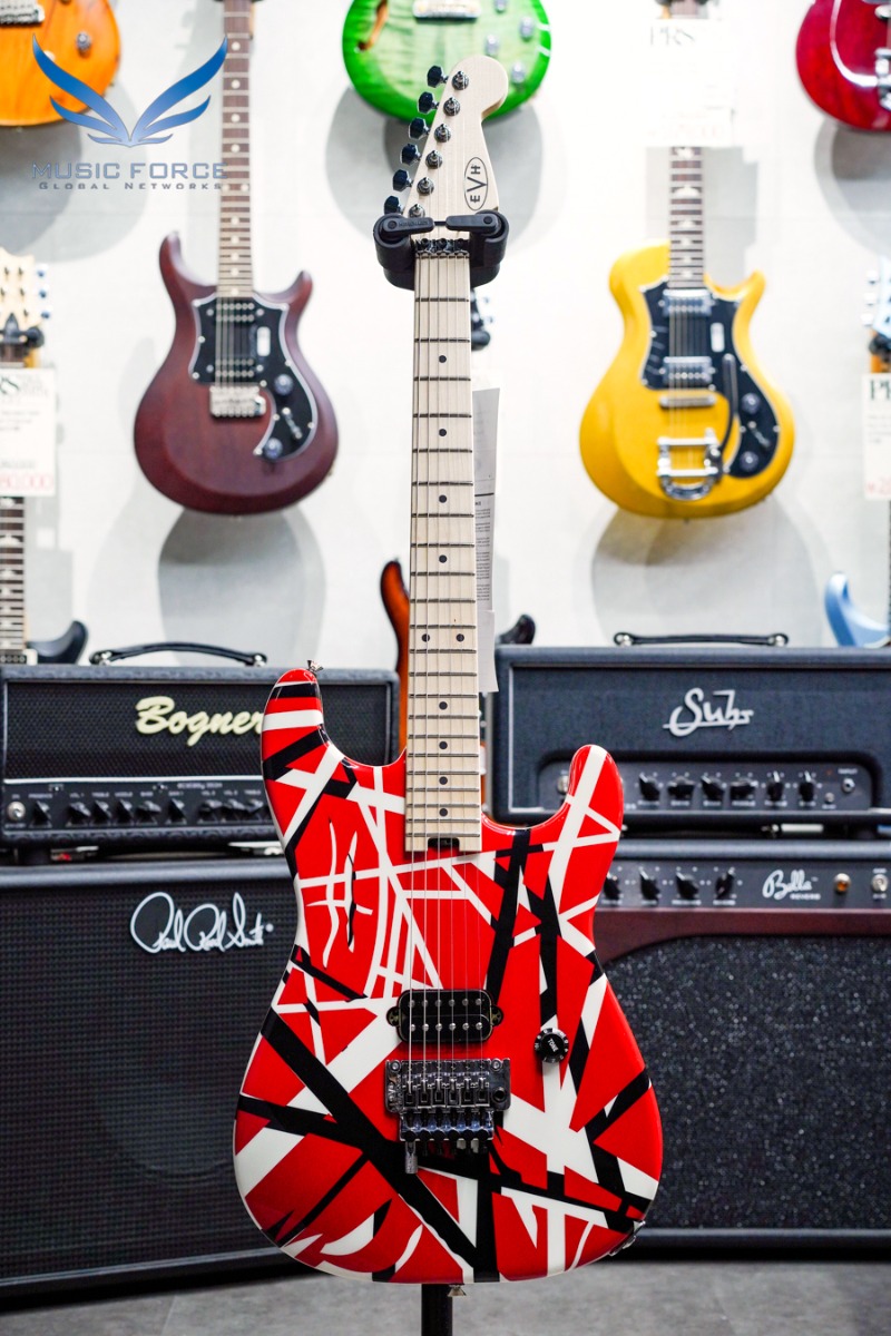 EVH Striped Series - Red with Black &amp; White (신품) - 2113455