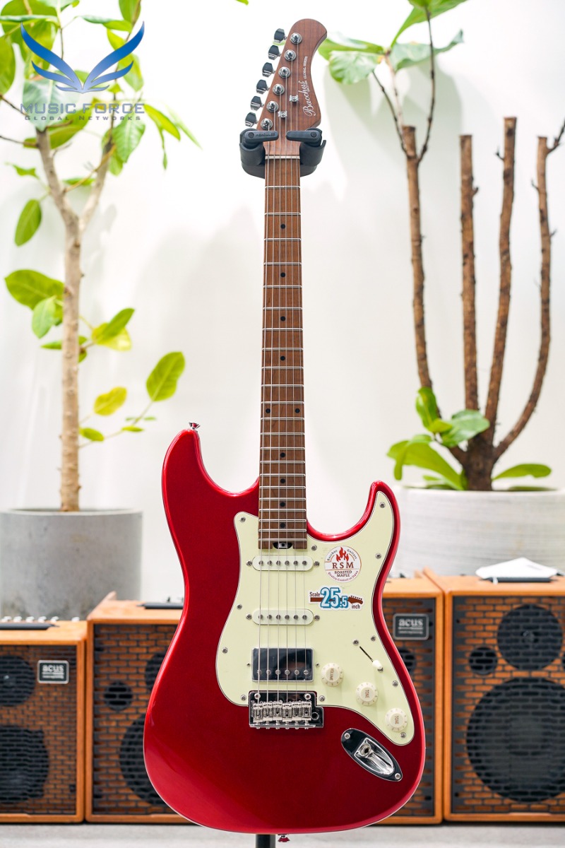 Bacchus Global Series BSH-850/RSM-Candy Apple Red w/Roasted Maple Neck &amp; FB (신품) - GI06695