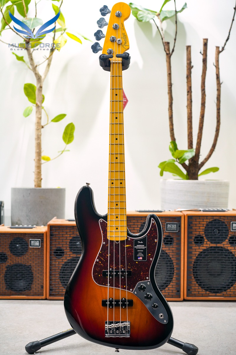 Fender USA American Professional II Jazz Bass-3TSB w/Maple FB (신품) 펜더 아메리칸 프로페셔널 II 재즈 베이스 - US22171886